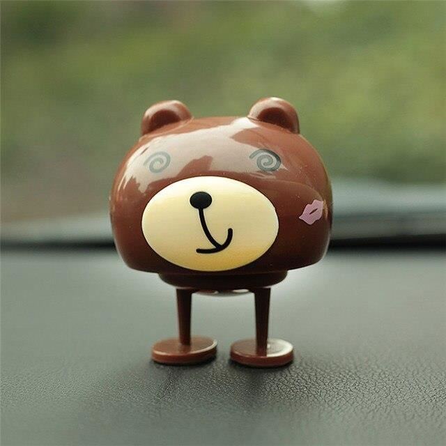 Déco Voiture - Ornement Chat Dansant Pour Tableau De Bord - Accessoire Acrylique Mignon Et Amusant - 2D - 10.5x5.5 Cm
