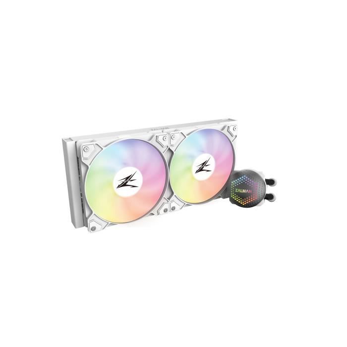 Zalman ALPHA24 CPU Liquid Cooler 240mm Radiator 2 x 10 mm Fan ARGB pump Dual Processeur Refroidisseur de liquide tout en un 12 cm Neuf - vue 2