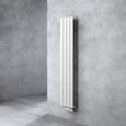 Sogood radiateur pour chauffage central 160x31cm radiateur à eau chaude panneau monocouche design vertical blanc-1