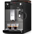 Machine à café - MELITTA - Avanza F270-100 - Réservoir d'eau 1,5 L - Réservoir à grains 250 g - 1450 W - Gris titanium-1