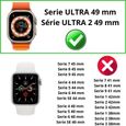 Verre Trempé pour Apple Watch ULTRA 2 49 mm [Pack 2] Film Vitre Protection Ecran Montre Connectée Phonillico®-1