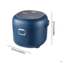 Cuiseur à Riz De Voiture 12V/24V/220V – Capacité 2L/3L, Puissance 200W, Avec Cuve Antiadhésive Et Grille Vapeur