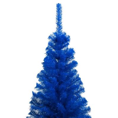 Sapin de Noël artificiel avec support bleu 180 c…