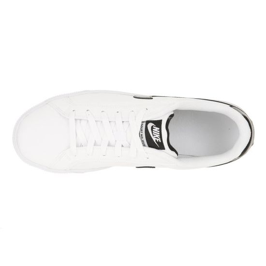 NIKE Baskets Court Majestic Homme Blanc et noir Cdiscount Chaussures