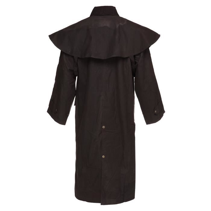 Imperméable ¾ Australien Randol's - Taille S - Marron - Équitation Randonnée