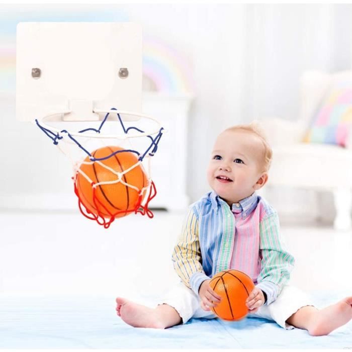 PHILODOGS Mini Panier de Basket pour Enfants avec 6 Ballons de Basket,  Panier de Basket Mural pour Porte et Mur, Jeux de Sport d64 - Cdiscount  Sport