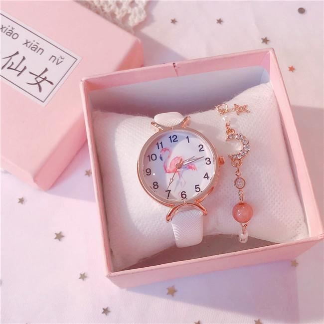 Coffret Cadeau Montre Fille Enfant Ado Amie Mignon Montre bracelet Jeune Cadeau No l