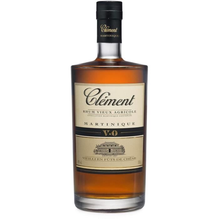 Rhum Clément VO - Rhum agricole vieux - 40%vol - 100cl - La