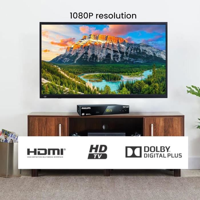 Décodeur TNTSAT - DSR 3231T - HD Astra 19,2° - USB/HDMI - MPEG4 - Full ...