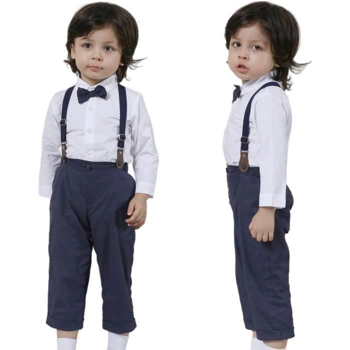 MINTGREEN Vetement Mariage Enfant Garcon Ensemble Bebe Ceremonie Tenue Fete Costume Bapteme 12 Mois a 4 Ans