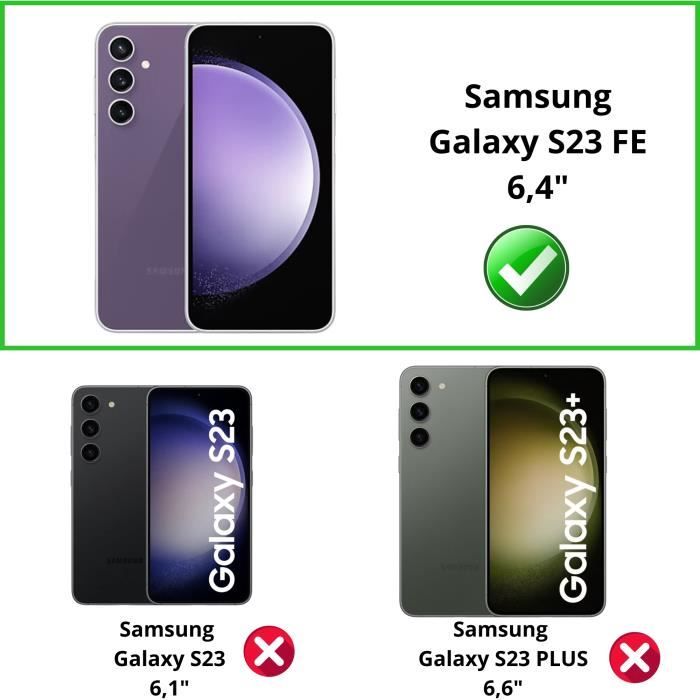 Verre Trempé pour Samsung Galaxy S23 FE [Pack 4] Film Vitre Protection Ecran  Phonillico® - Cdiscount Téléphonie