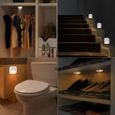 Intelligente Lampe de Nuit Murale Veilleuse sans Fil LED Détecteur de Mouvement Alimenté-2