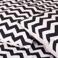 Tente Tipi Zigzag noir - VIKING CHOICE - 120x100x160 cm - 100% coton - Pour enfants à partir de 3 ans-2