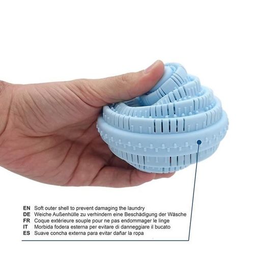 8 Boules Anti-poils Pour Machine à Laver - En Nylon Avec Picots - Réutilisables - Réduit Les Poils D'animaux Et Les Enchevêtrements