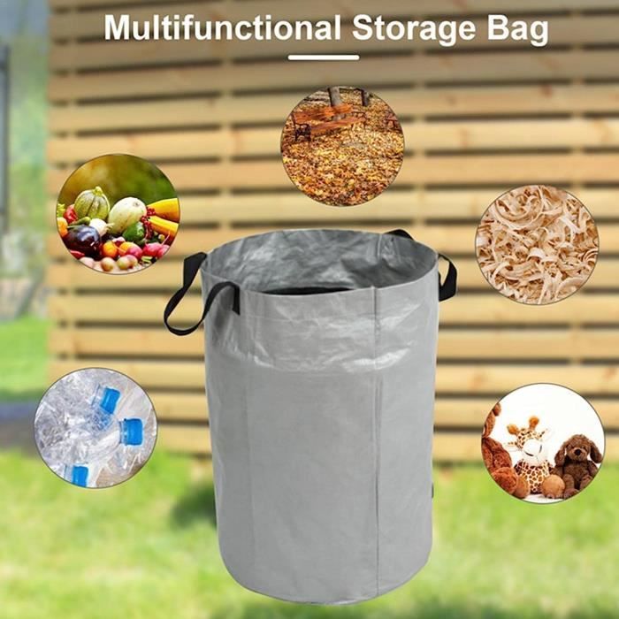 Sacs à feuilles – Seau pliable, sacs à déchets professionnels, sac