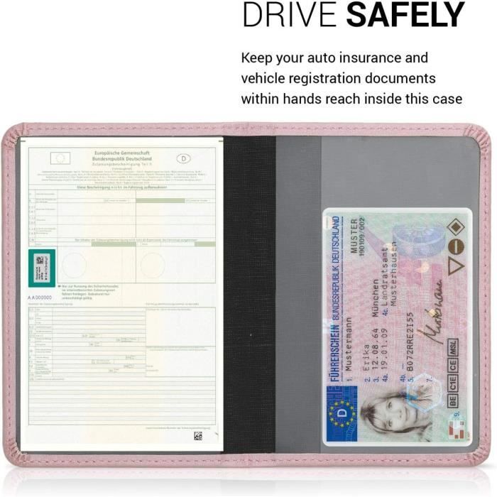 Étuis porte carte grise véhicule : Devis sur Techni-Contact - Pochette Etui protection  cartes