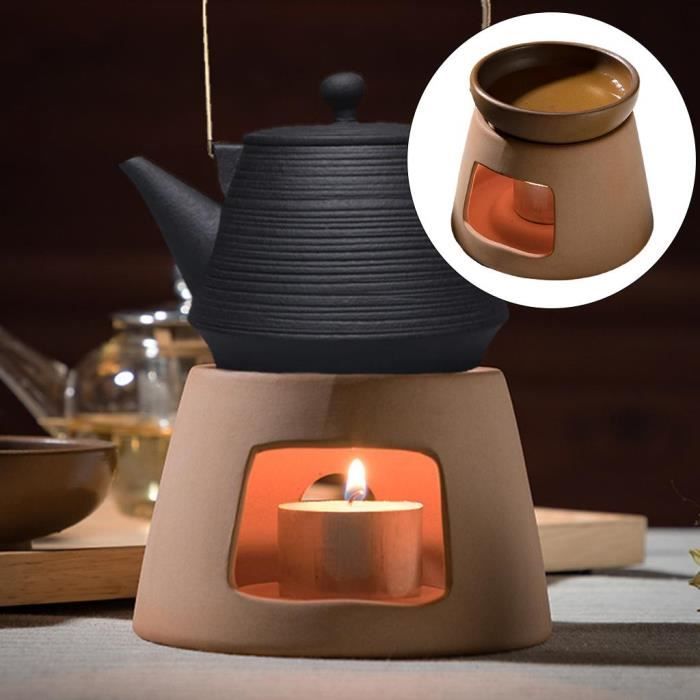 Acheter Support chauffe-théière en céramique pour chauffer le thé, le café,  l'eau, base isolante pour bougies