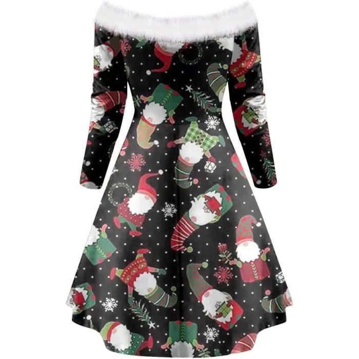 kitsch christmas dress Stitch Christmas lights skater print dress S-5XL kawaii kitsch plus size