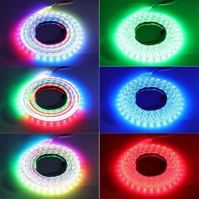 Rubans Led Ws2812B Rgb Ic 5050Smd 1M 144Leds-M, Bandes Led Color Magic ...