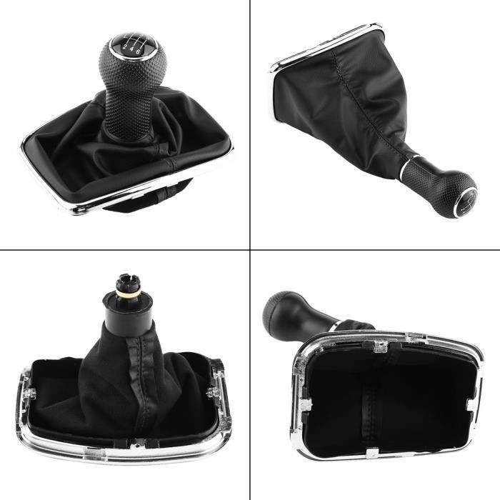 Soufflet De Pommeau De Levier De Vitesse Neuf Pour Opel Astra III H (2004-2010) - Noir, Avec Cadre, Référence Autonet FX-262