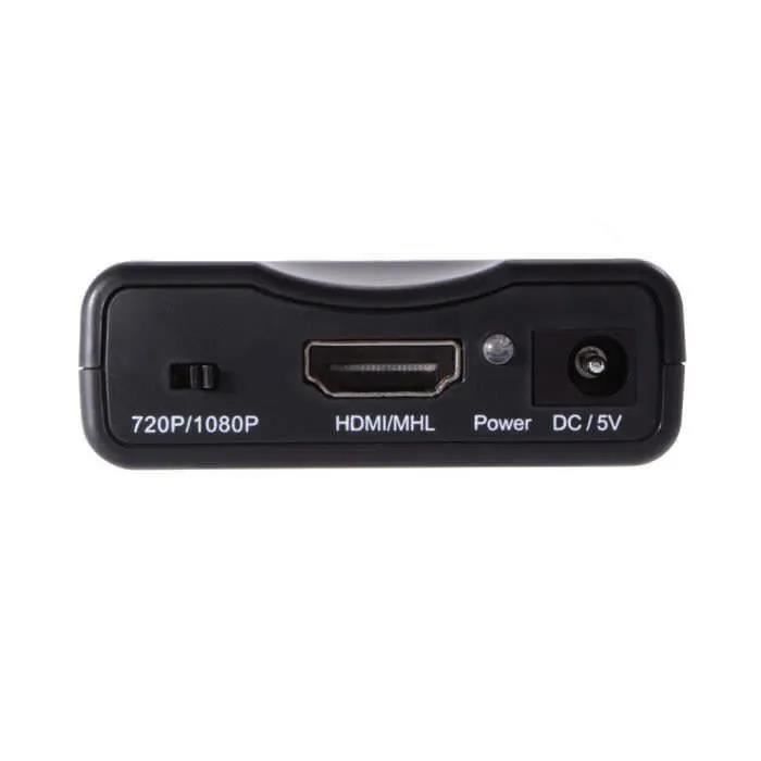 Convertisseur péritel mâle vers HDMI pour avec sortie péritel femelle et Câble  USB pour DVD/STB/VHS/VCR/Sky. Plug & Play. - Cdiscount TV Son Photo