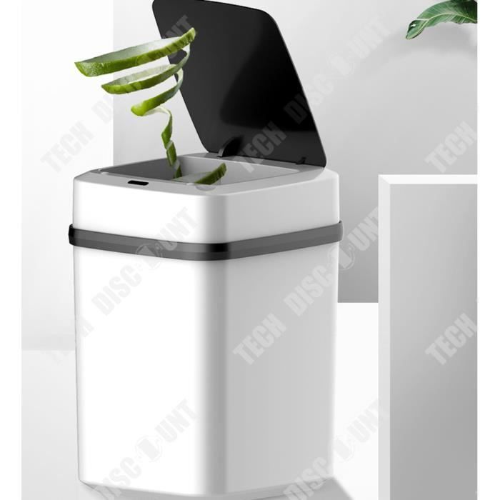Poubelle,Poubelle automatique avec capteur de déchets de cuisine, seau Intelligent, stockage des déchets, panier - Type Set 3-14L - Maison