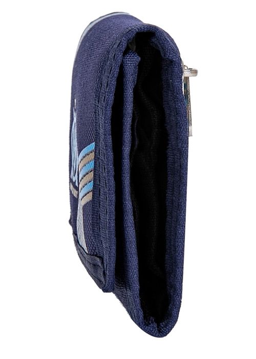 Portefeuille Officiel Olympique De Marseille - Collection OM Logo Brodé - Idéal Cadeau Fan OM