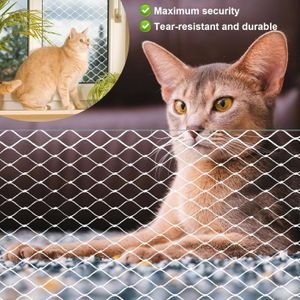 Filet De Protection Pour Chat Balcon 3x2 M - Transparent, Sans Perçage, Pour Fenêtres Et Terrasses - 2