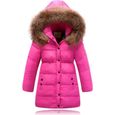 Doudoune fille rose