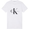T shirt Calvin Klein Core Monogramme slim Blanc Homme-0
