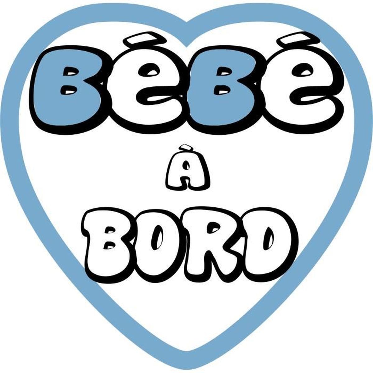 Autocollant Bebe A Bord Garcon Cdiscount Puericulture Eveil Bebe