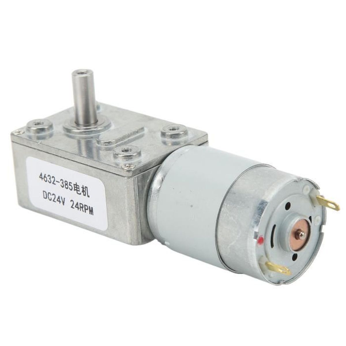 Moteur Réducteur à Vis Sans Fin M120A-401 120W 12V 30K - Sens CW/CCW - Neuf