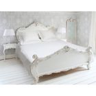 Parure de drap 4 pièces en percale EDEN satin, coloris blanc