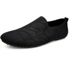 IAMS CHIEN Mocassins Homme - Suede Classic Oxford Chaussures Cuir - Noir - Synthétique