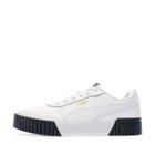 Baskets - Puma - Carina 2.0 - Cuir - Blanc/Noir - Confort exceptionnel
