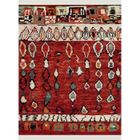 DEZENCO Tapis de salon - 120x170 cm - MOROCCO 384-75 Rouge - Polypropylène - UN AMOUR DE TAPIS