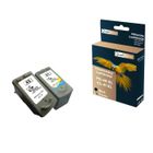QUALITONER - 2 Cartouche compatible pour CANON PG-40 XL + CL-41 XL PG-40XL + CL-41XL Noir + Couleur pour Canon Pixma IP 1300 IP