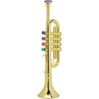 Jouets de Trompette pour Enfants, Instruments de Trompette, Jouets Musicaux Préscolaires avec 4 Boutons de Couleur pour Enfants 