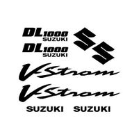 Stickers Suzuki DL 1000 Vstrom Ref: MOTO-131 Noir