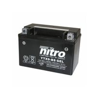 Batterie 12v 8 ah ytx9-bs nitro sans entretien livree avec pack acide (lg150xl87xh105)