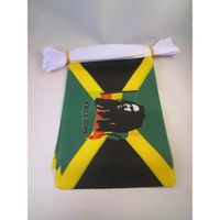 Guirlande 20 Drapeaux Bob Marley 21x15cm - jama...