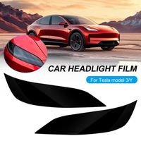 Film de Protection pour phares de voiture - Film de protection Transparent en TPU - pour Tesla modèle 3 2023 – 2024