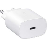 Chargeur secteur RAPIDE - 25W – Pour SAMSUNG - Port USB Type C (sans câble) - Blanc