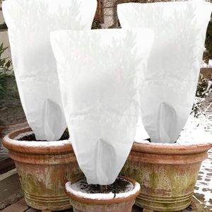 Housse De Protection Hivernage Pour Pot De Fleurs - 40 X 40 Cm, Double Couche épaisse, Réutilisable