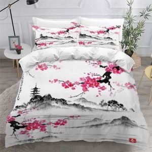 Housse De Couette 200X200 Mangas Japonais 3D Motif Parure De Lit Enfant