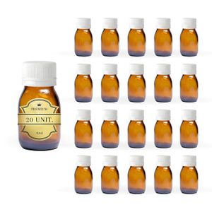 Lot De 4 Flacons De 30 Ml En Verre Mat Avec Pompe à Pression