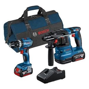PACK DE MACHINES OUTIL Combo-Kit - Bosch Professional - GSB 18V-45 + GBH 