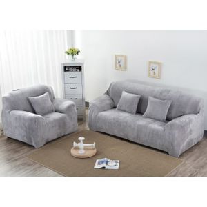 Housse Canape Extensible Gris