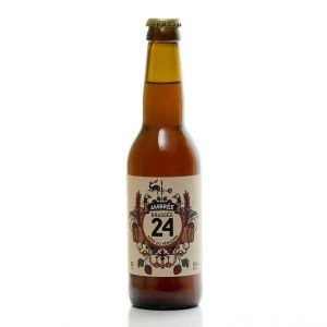 BIERE Bière brassée 24 ambrée Brasserie Artisanale de Sarlat 33cl