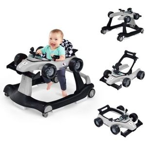 YOUPALA - TROTTEUR COSTWAY Trotteur Bébé Pliable Musical 4 en 1 Appar